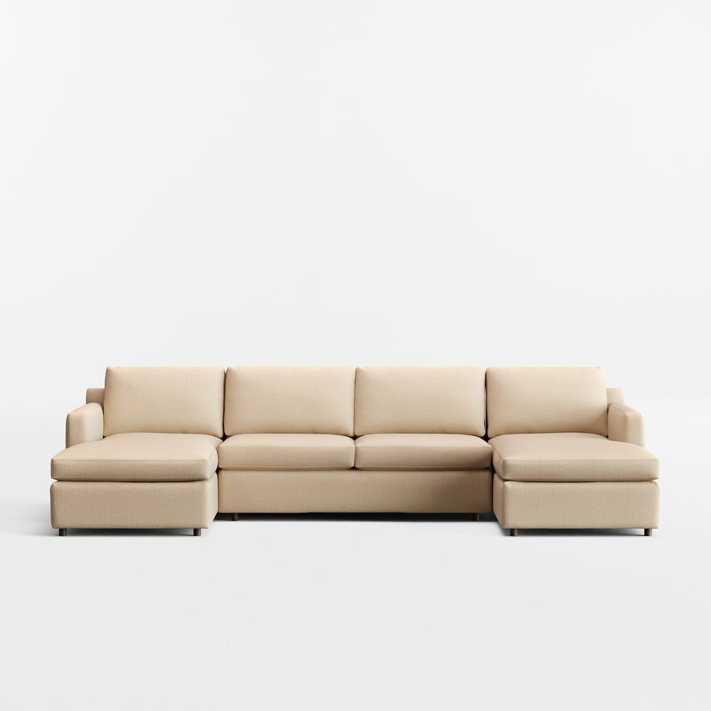 Barrett II 3-Piece U-Shaped Sectional Sofa with Double Chaise Lounge