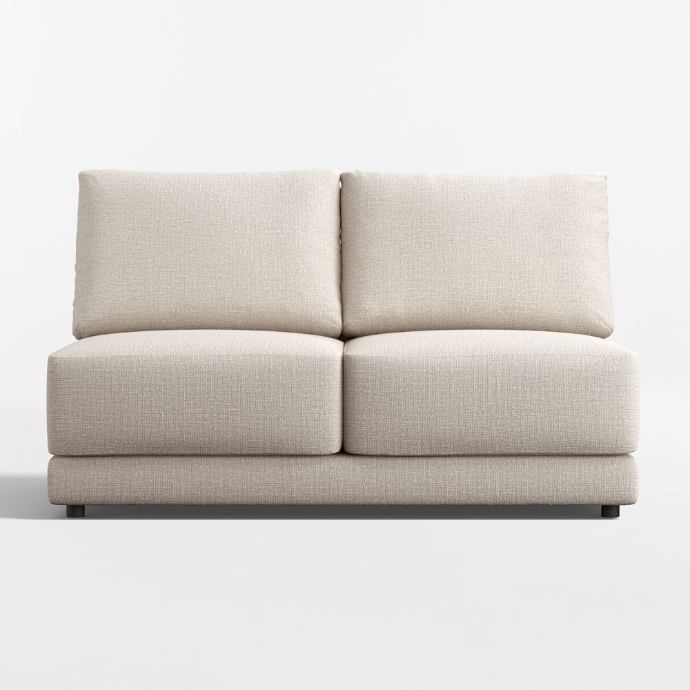 Gather Deep Armless Loveseat Sectional Piece