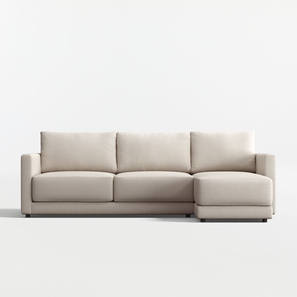 Gather Deep 2-Piece Sectional Sofa with Chaise Lounge