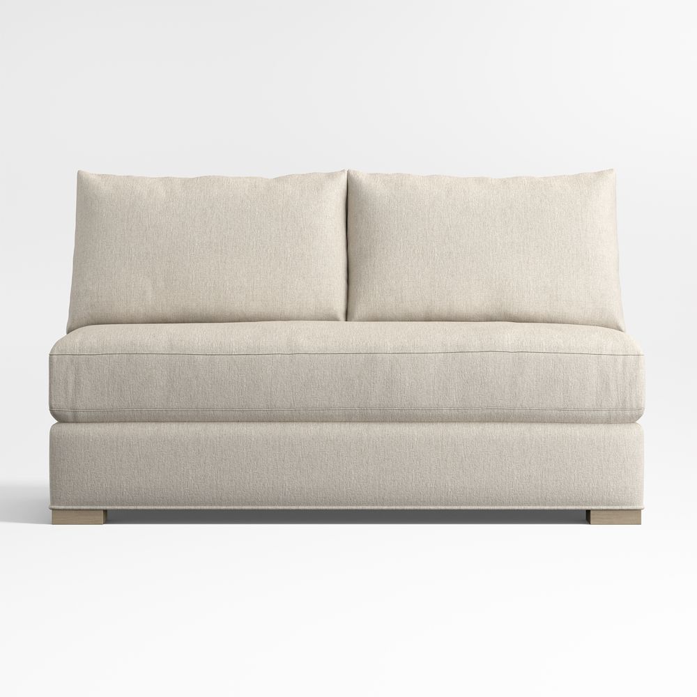 Axis Classic Armless Bench Loveseat Sectional Piece