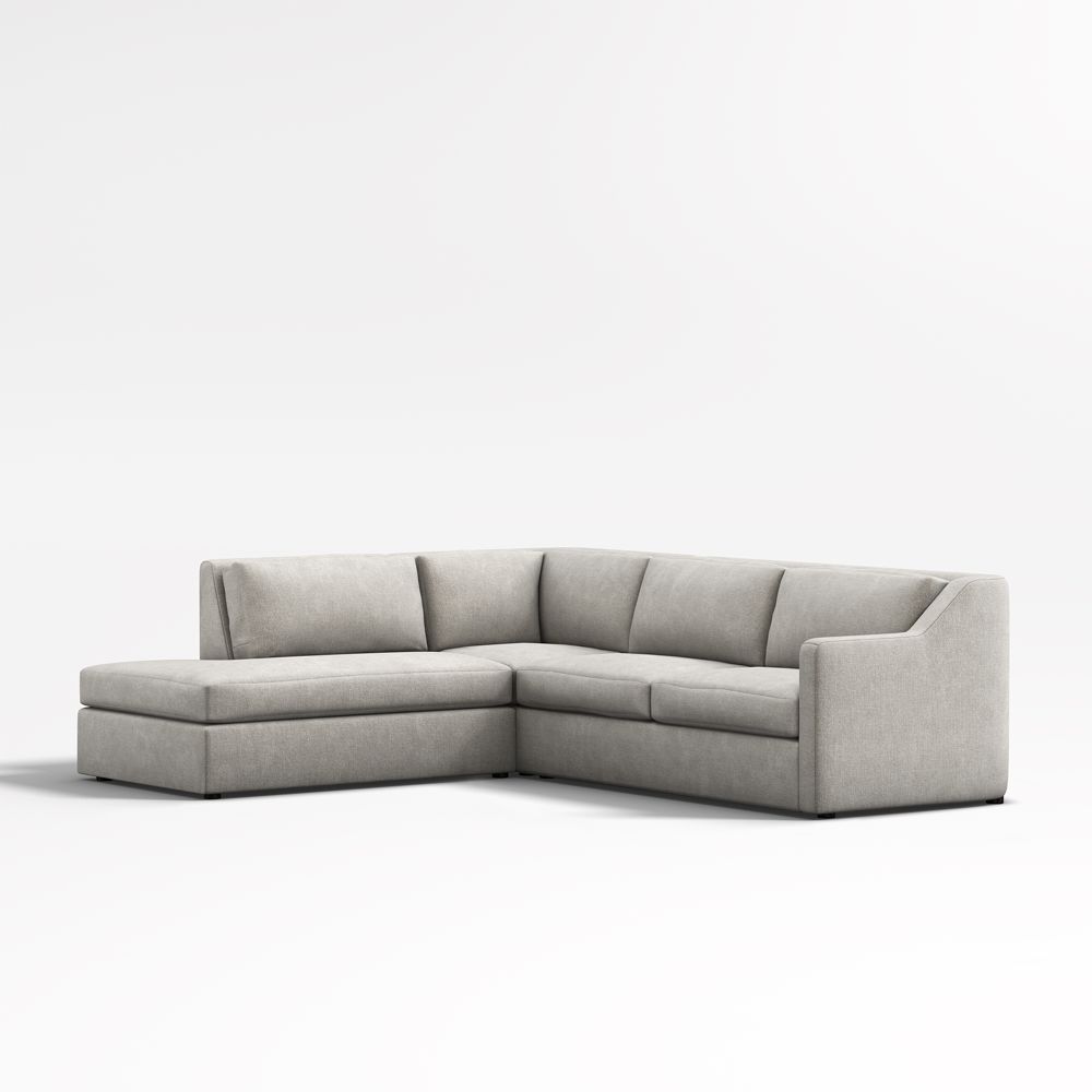 Notch 3-Piece L-Shaped Sectional Sofa with Bumper