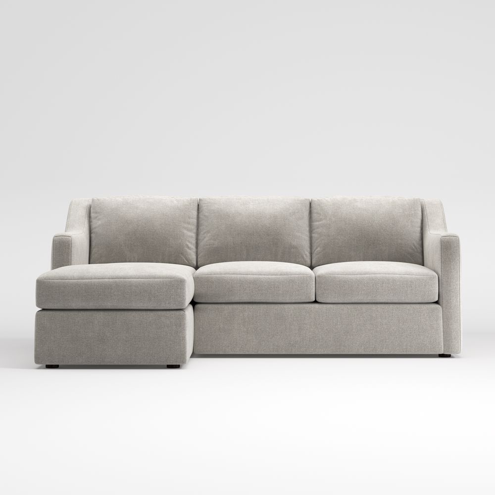 Notch 89" Reversible Storage Chaise Lounge Sectional Sofa