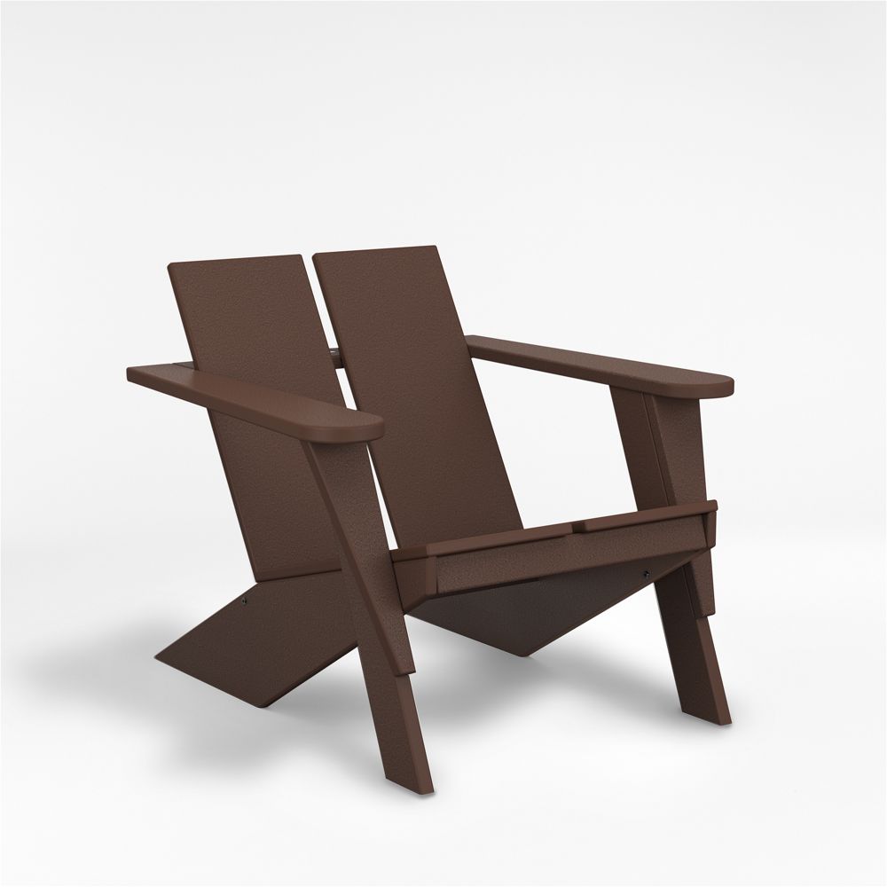 Paso Mahogany Outdoor Patio Adirondack Chair by POLYWOOD