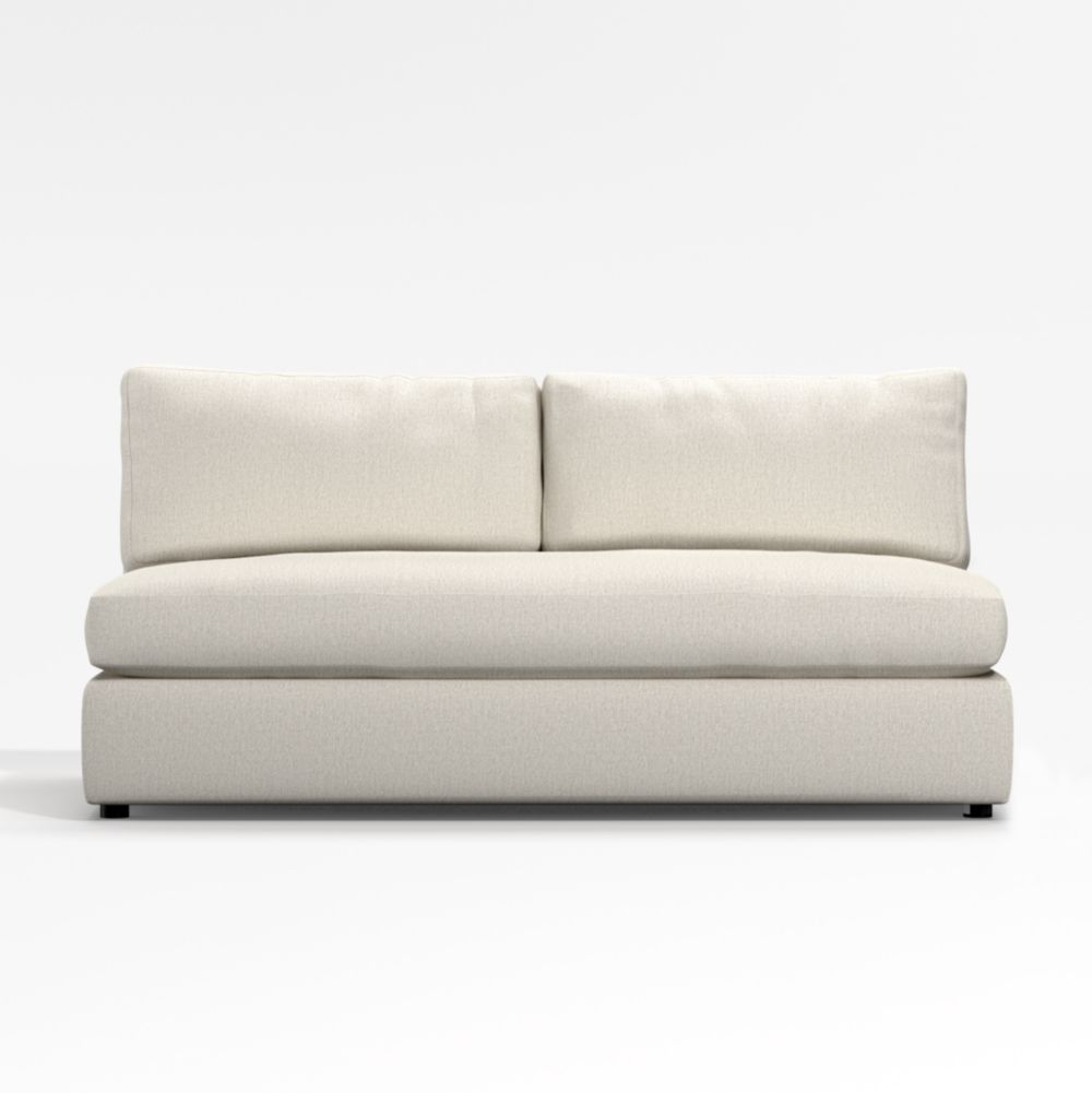 Aris Armless Bench Loveseat Sectional Piece