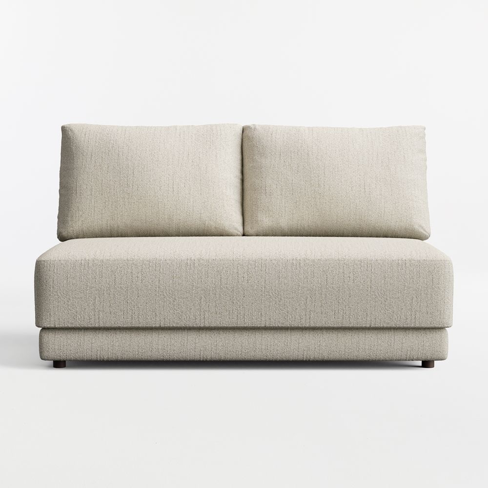 Gather Armless Bench Loveseat Sectional Piece