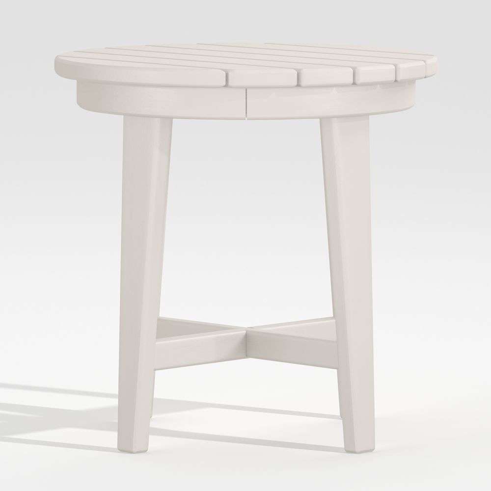 Vista II Sand Outdoor Adirondack Side Table by POLYWOOD