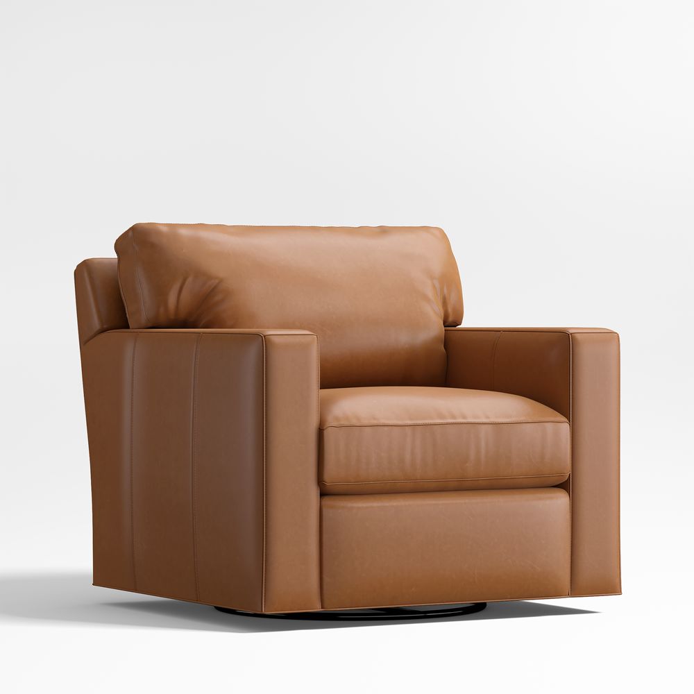 Axis Classic 37" Leather Swivel Chair- Image 2