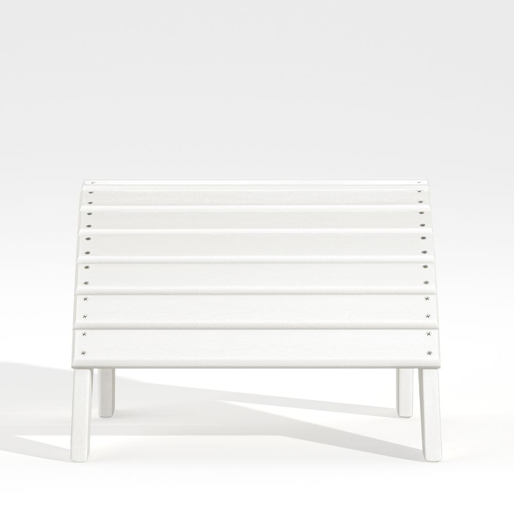 Vista II White Adirondack Ottoman