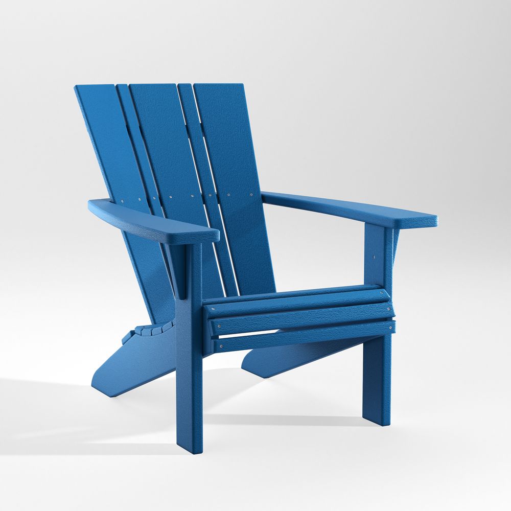 Vista II Pacific Blue Outdoor Adirondack Chair by POLYWOOD