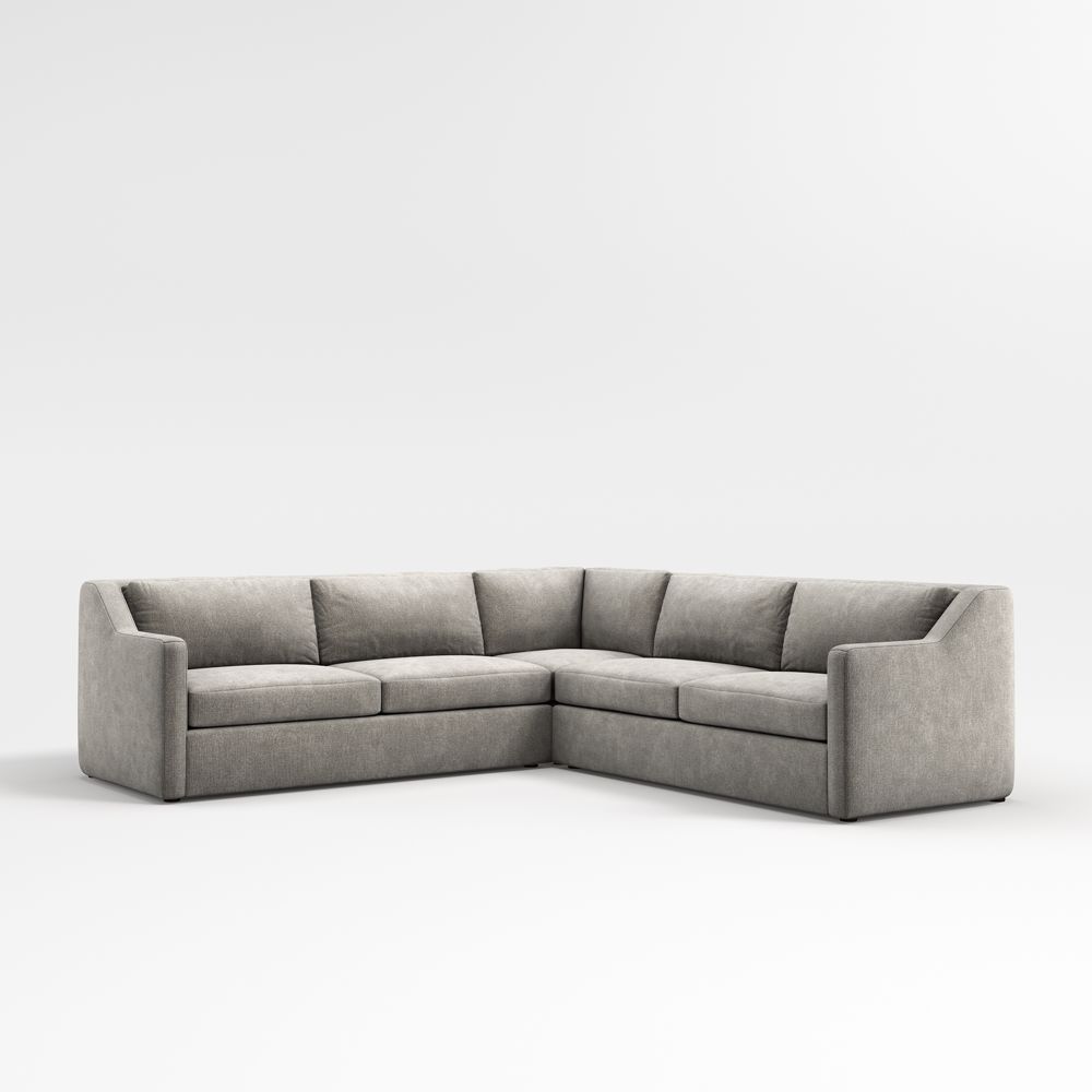 Notch 3-Piece L-Shaped Sectional Sofa