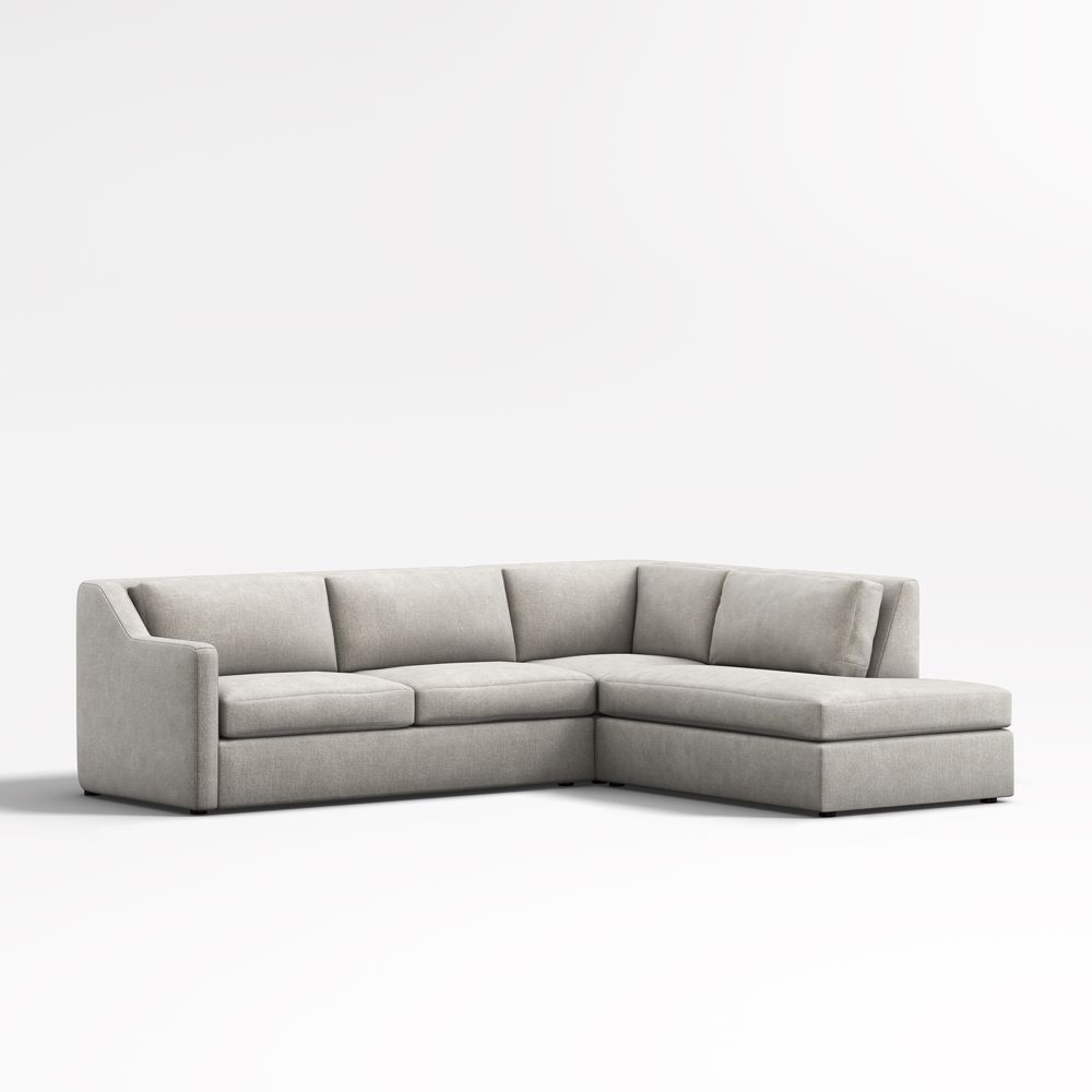 Notch 3-Piece L-Shaped Sectional Sofa with Bumper