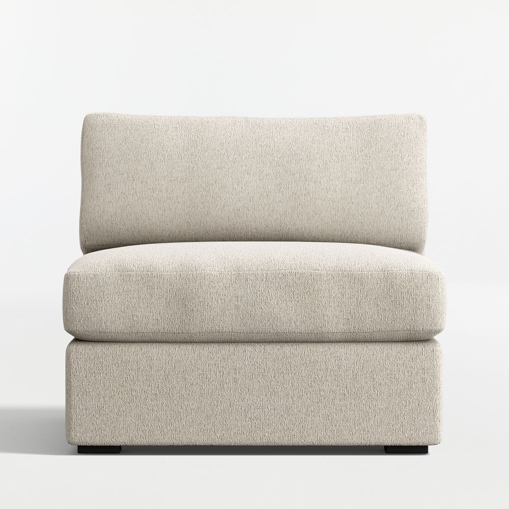 Oceanside Deep Armless Chair Sectional Piece