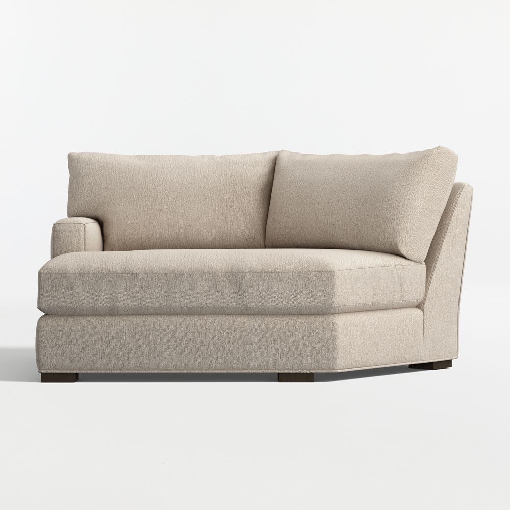Axis Classic Left-Arm Angled Chaise Lounge Sectional Piece