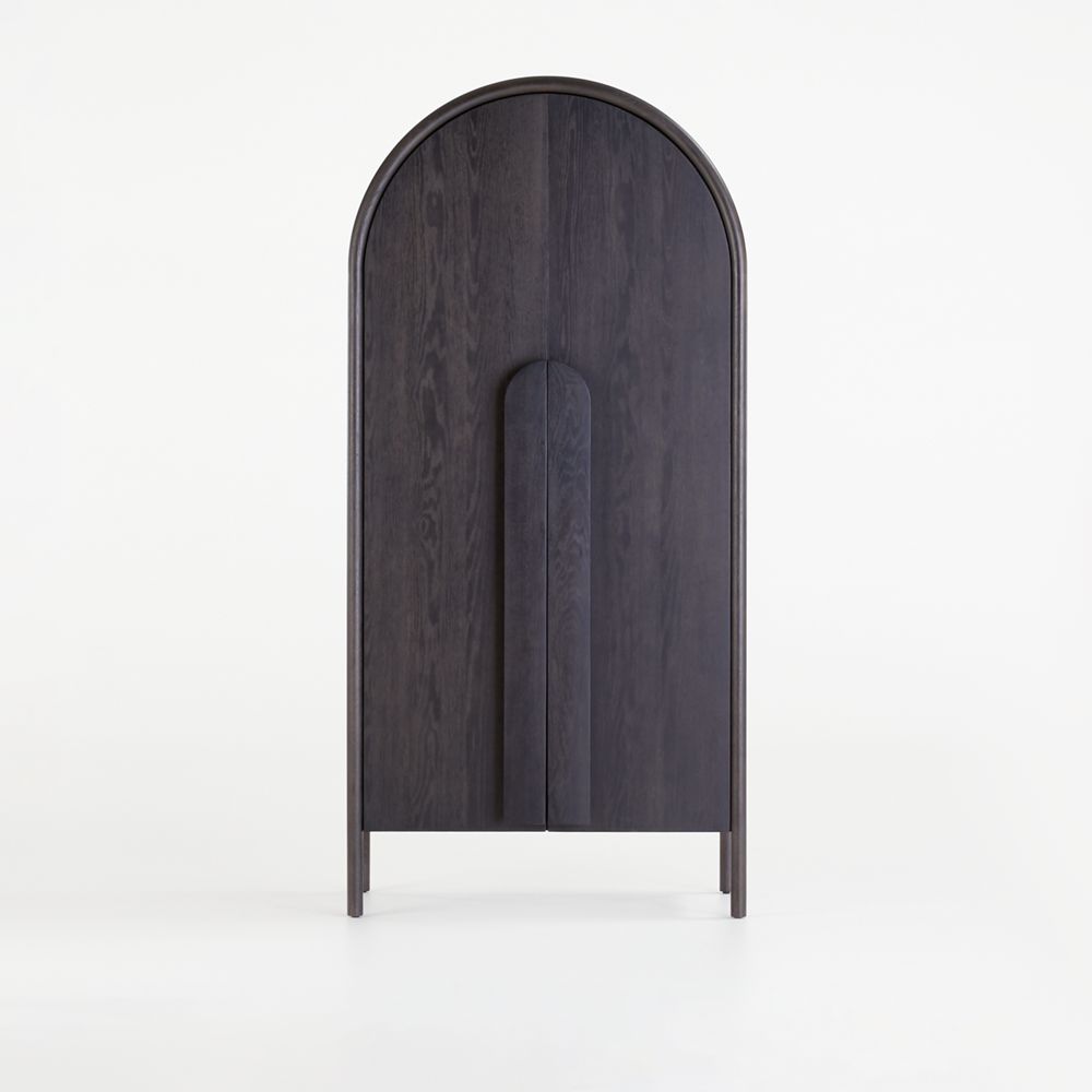 Annie 38" Charcoal Brown Storage Cabinet by Leanne Ford