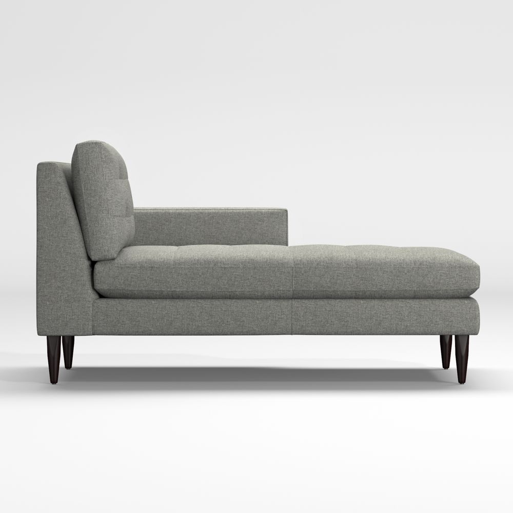Petrie Midcentury Right-Arm Chaise Lounge Sectional Piece