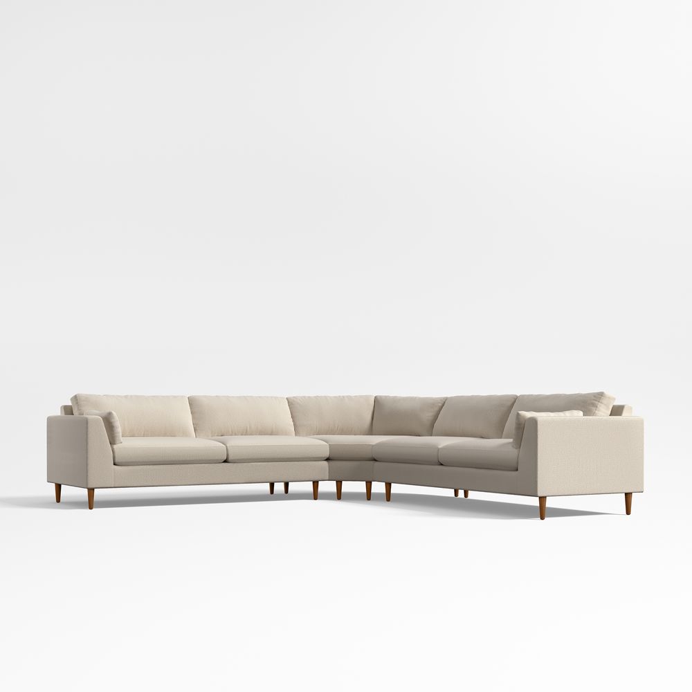 Avondale 3-Piece L-Shaped Wedge Sectional Sofa
