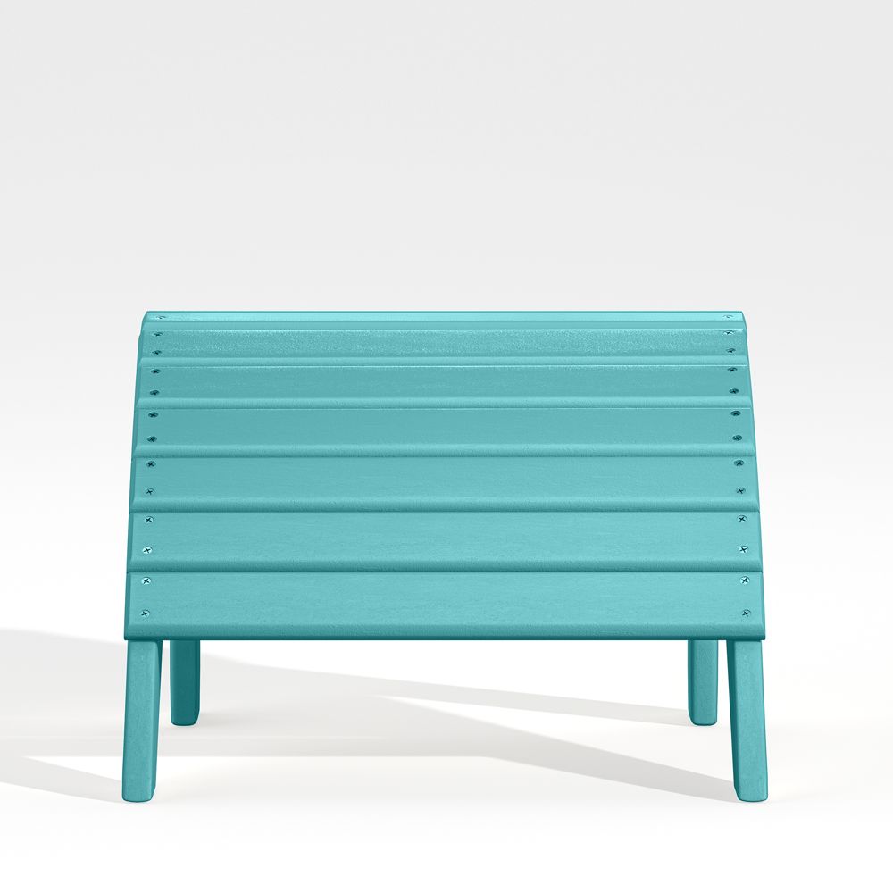 Vista II Aruba Outdoor Adirondack Ottoman by POLYWOOD