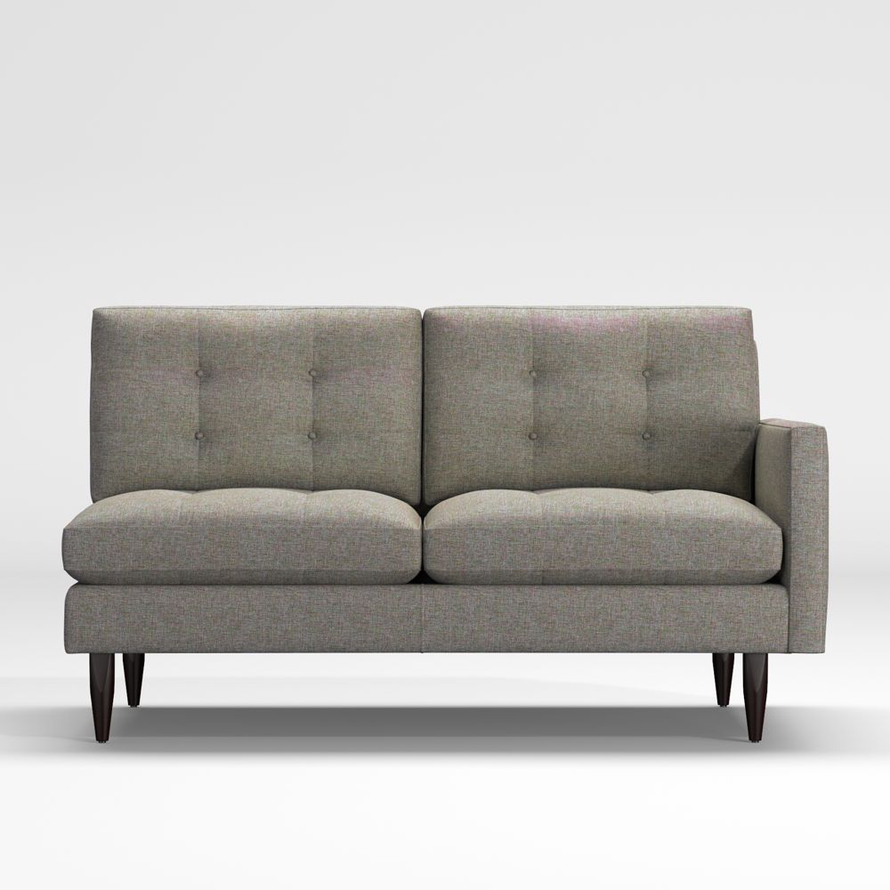 Petrie Midcentury Right-Arm Loveseat Sectional Piece