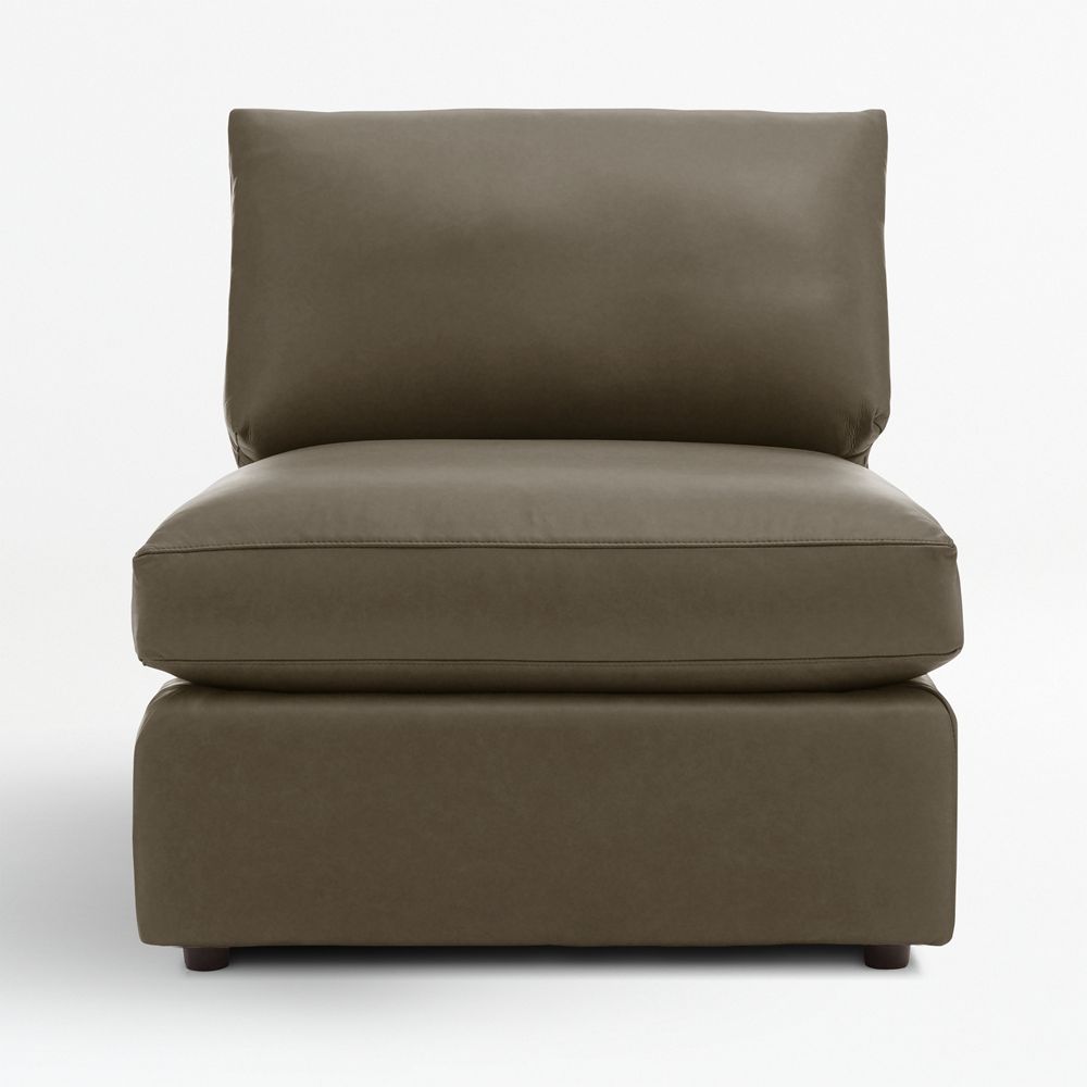 Lounge Deep Leather 32" Armless Chair