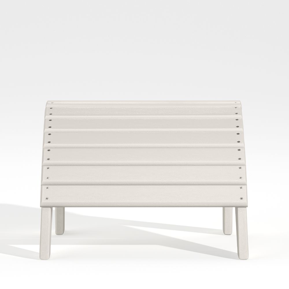 Vista II Sand Outdoor Adirondack Ottoman by POLYWOOD